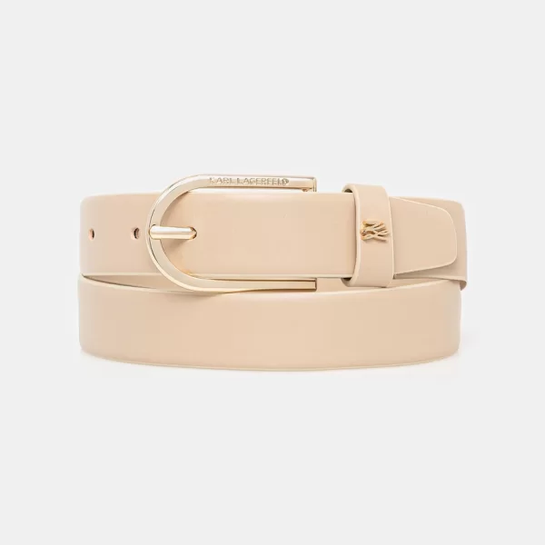 Δερμάτινη ζώνη Karl Lagerfeld K/AUTOGRAPH