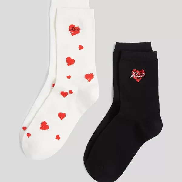 Κάλτσες Karl Lagerfeld 2-pack K/HEART