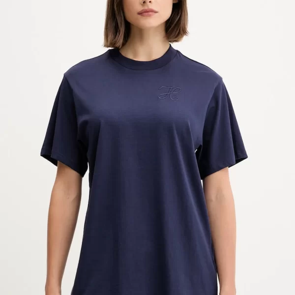 Βαμβακερό μπλουζάκι HUGO San Jared-C