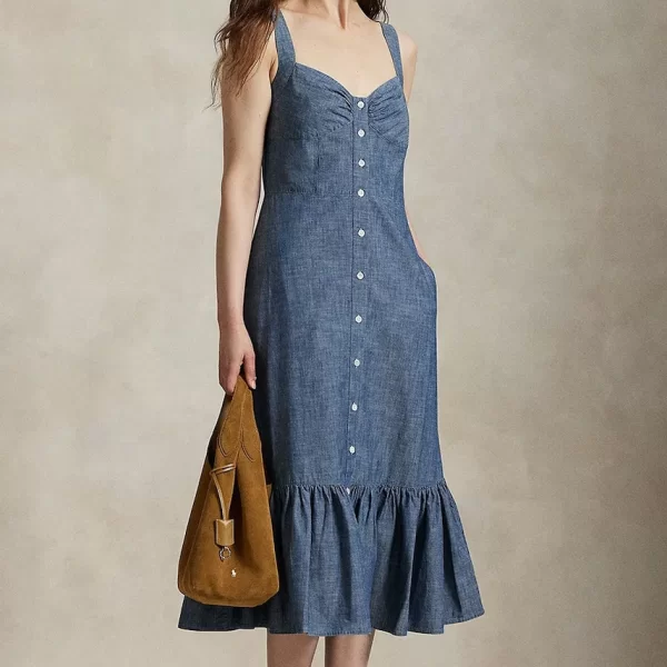 Βαμβακερό φόρεμα Polo Ralph Lauren