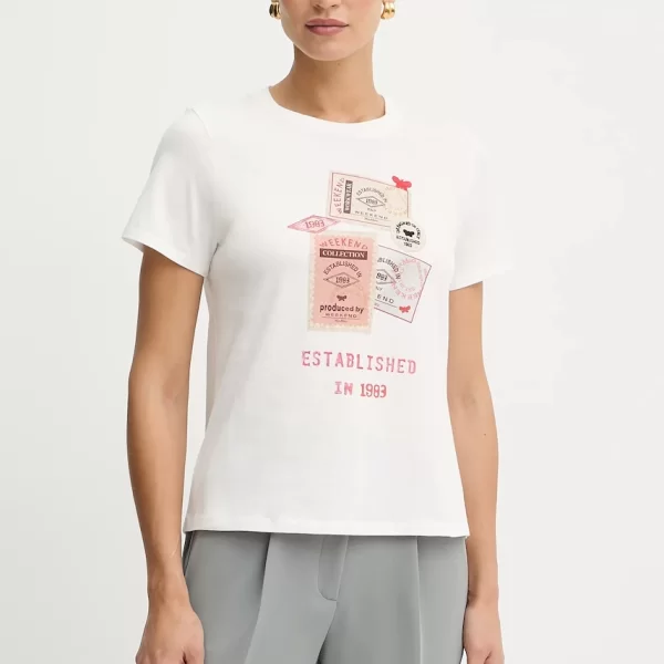 Βαμβακερό μπλουζάκι Weekend Max Mara ARA