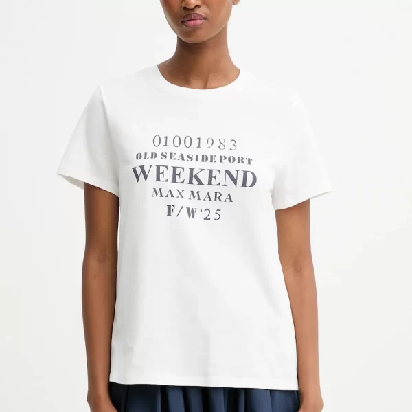 Βαμβακερό μπλουζάκι Weekend Max Mara GUGLIA