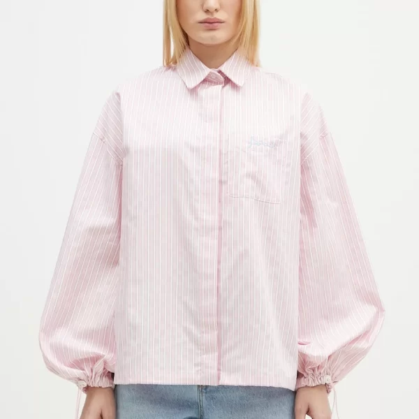 Fiorucci Βαμβακερό πουκάμισο Fiorucci Elasticated Balloon Sleeve