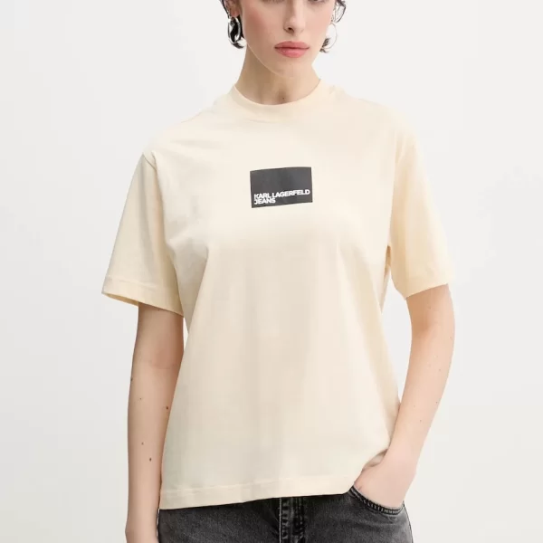 KARL LAGERFELD JEANS Βαμβακερό μπλουζάκι Karl Lagerfeld Jeans