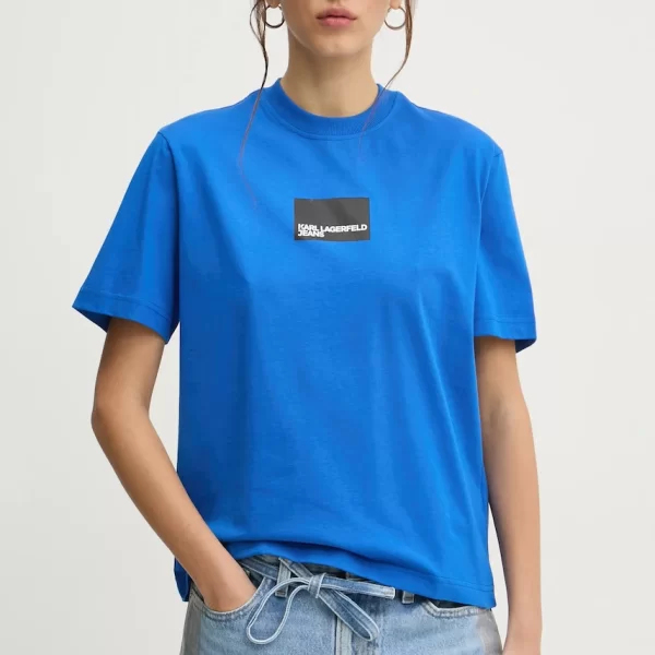 KARL LAGERFELD JEANS Βαμβακερό μπλουζάκι Karl Lagerfeld Jeans