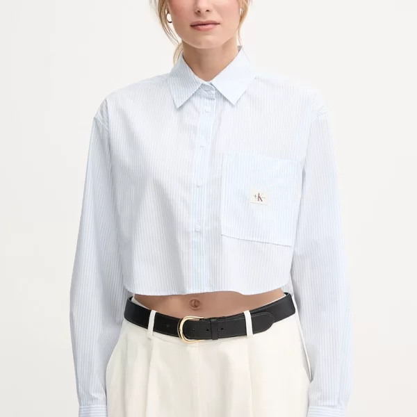 Βαμβακερό πουκάμισο Calvin Klein Jeans