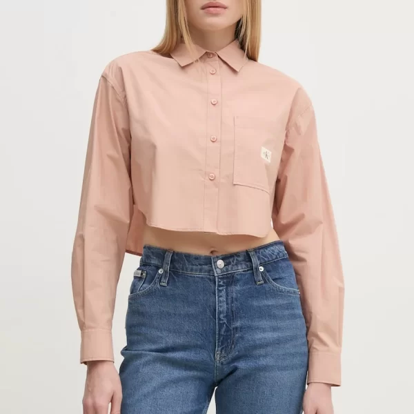 Βαμβακερό πουκάμισο Calvin Klein Jeans