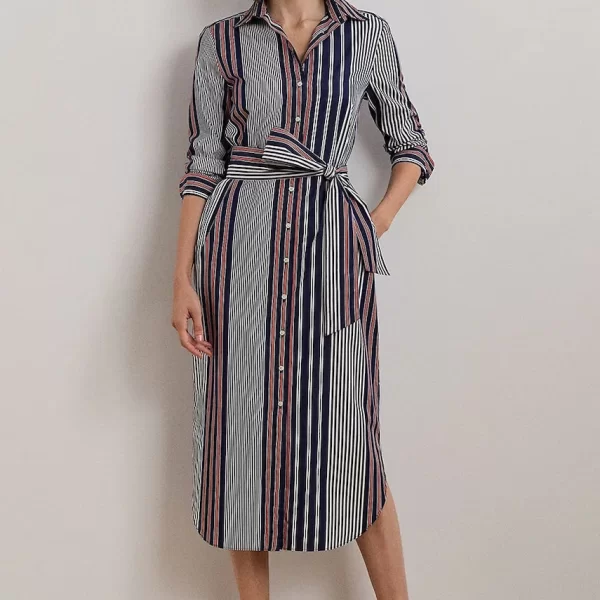 LAUREN RALPH LAUREN Βαμβακερό φόρεμα Lauren Ralph Lauren