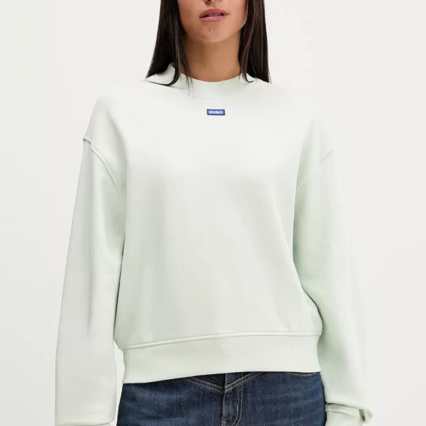 Βαμβακερή μπλούζα Hugo Blue San Jared-C