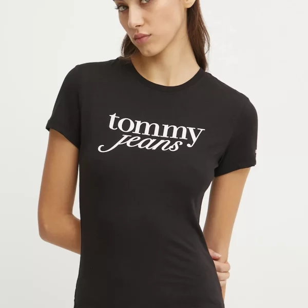 Βαμβακερό μπλουζάκι Tommy Jeans