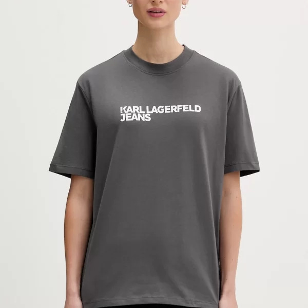 Βαμβακερό μπλουζάκι Karl Lagerfeld Jeans