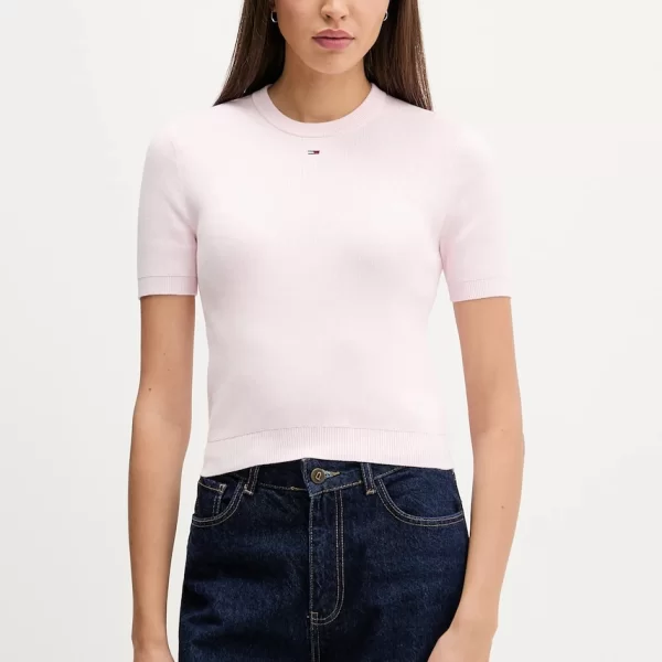 TOMMY JEANS Βαμβακερό πουλόβερ Tommy Jeans