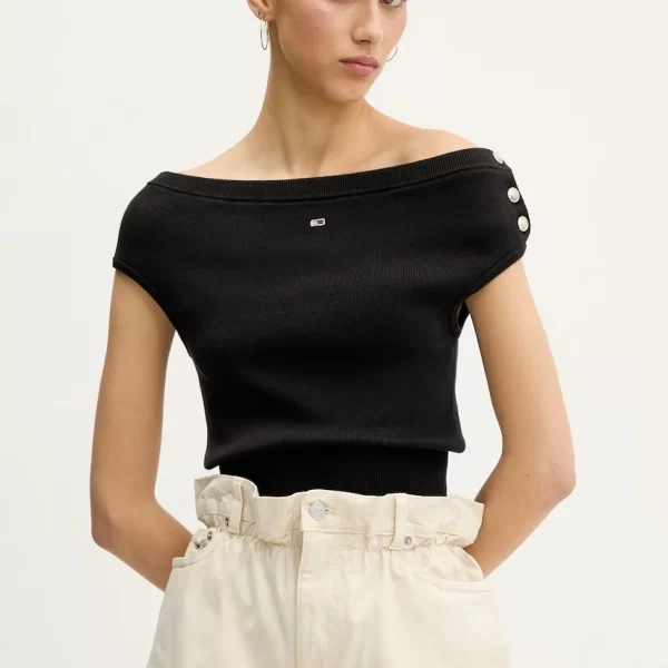 Βαμβακερό πουλόβερ Tommy Jeans