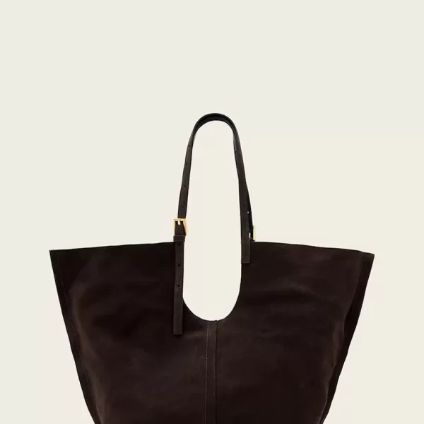 AllSaints Σουέτ τσάντα AllSaints ARA