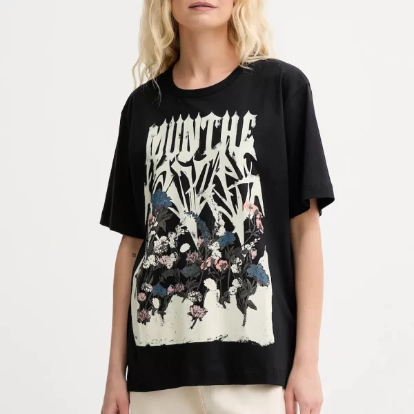 MUNTHE Βαμβακερό μπλουζάκι MUNTHE PRIZE