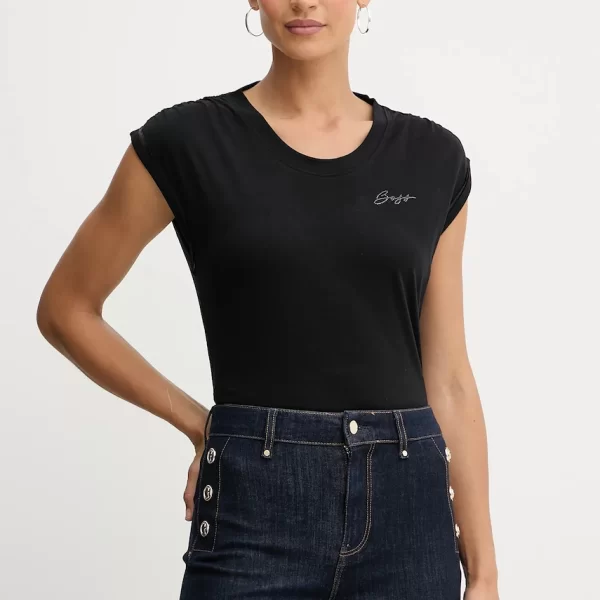 Boss Orange Βαμβακερό τοπ BOSS Orange Bashinah