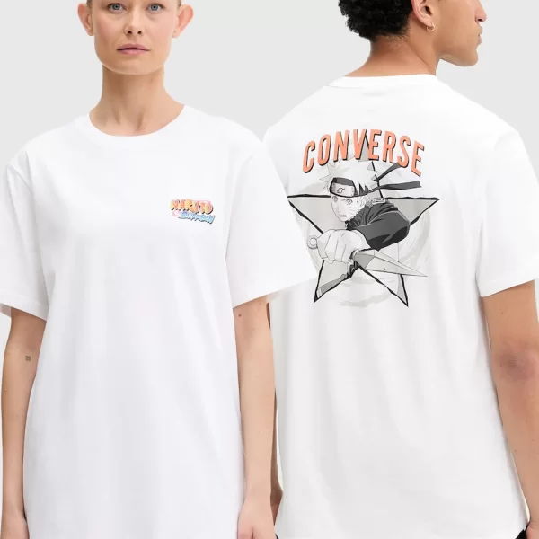 Βαμβακερό μπλουζάκι Converse Converse x NARUTO