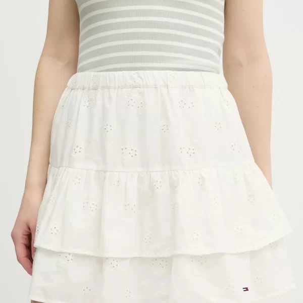 TOMMY JEANS Βαμβακερή φούστα Tommy Jeans