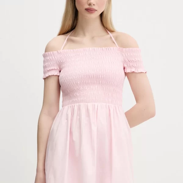 Βαμβακερό φόρεμα Tommy Jeans