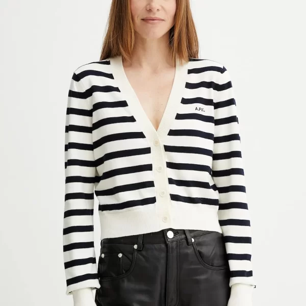A.P.C. Βαμβακερή ζακέτα A.P.C. cardigan gaelle