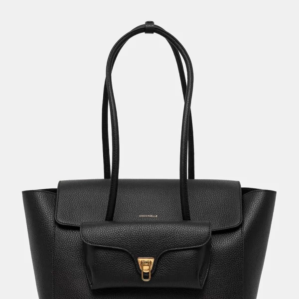 Coccinelle Δερμάτινη τσάντα Coccinelle DOUBLE BEAT