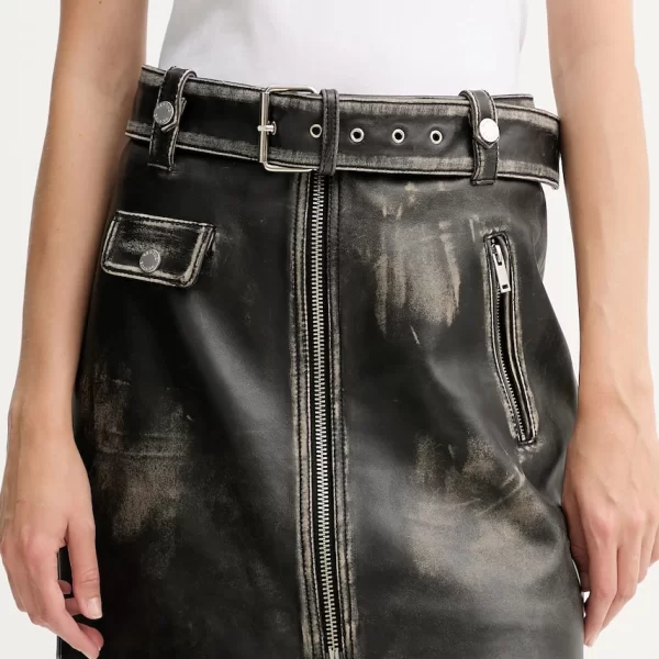 Δερμάτινη φούστα Gestuz