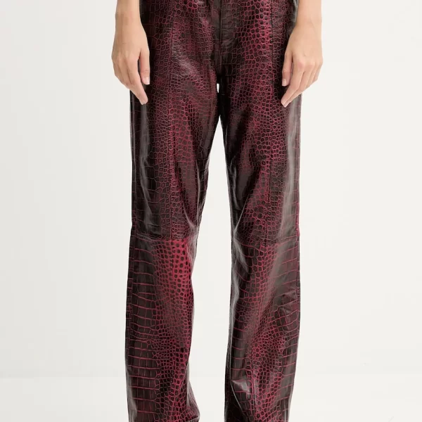 Gestuz Δερμάτινο παντελόνι Gestuz