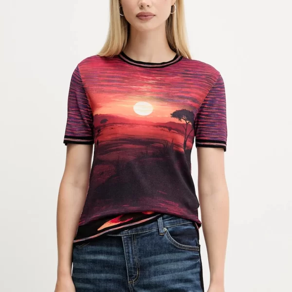 Μπλουζάκι Desigual AFRICA