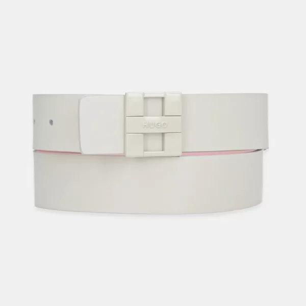 HUGO Αναστρέψιμη δερμάτινη ζώνη HUGO Bashinah