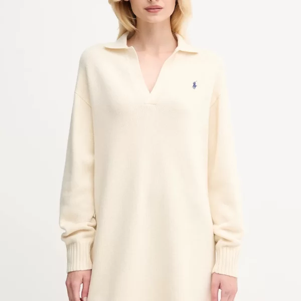 Μάλλινο φόρεμα Polo Ralph Lauren