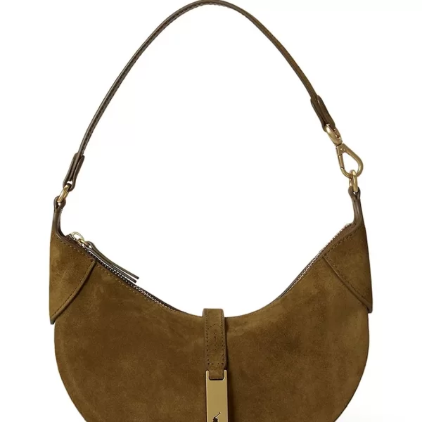 Τσάντα σουέτ Polo Ralph Lauren