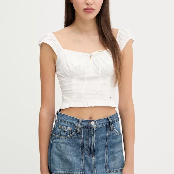 TOMMY JEANS Βαμβακερή μπλούζα Tommy Jeans