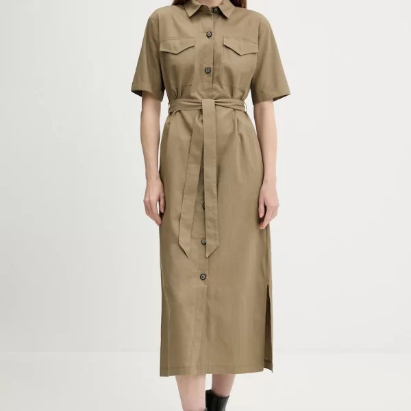 BARBOUR Φόρεμα από λινό μείγμα Barbour NICOLE