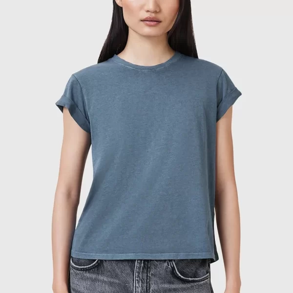 Βαμβακερό μπλουζάκι AllSaints ANNA