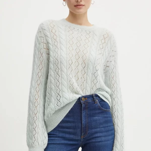 Πουλόβερ με προσθήκη μαλλιού Twinset