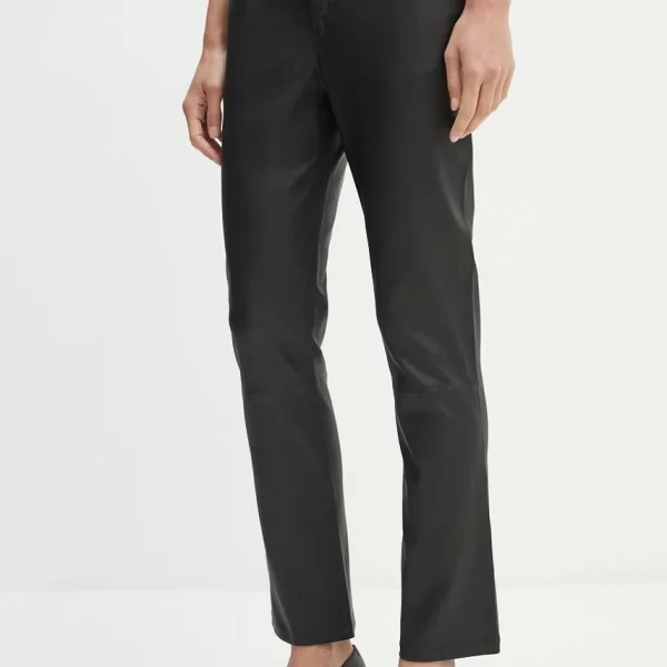 2NDDAY Δερμάτινο παντελόνι 2NDDAY 2ND Leya - Refined Stretch Le