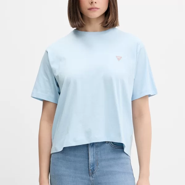 Βαμβακερό μπλουζάκι Guess Jeans