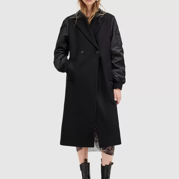 AllSaints Μάλλινο παλτό AllSaints PAULAH