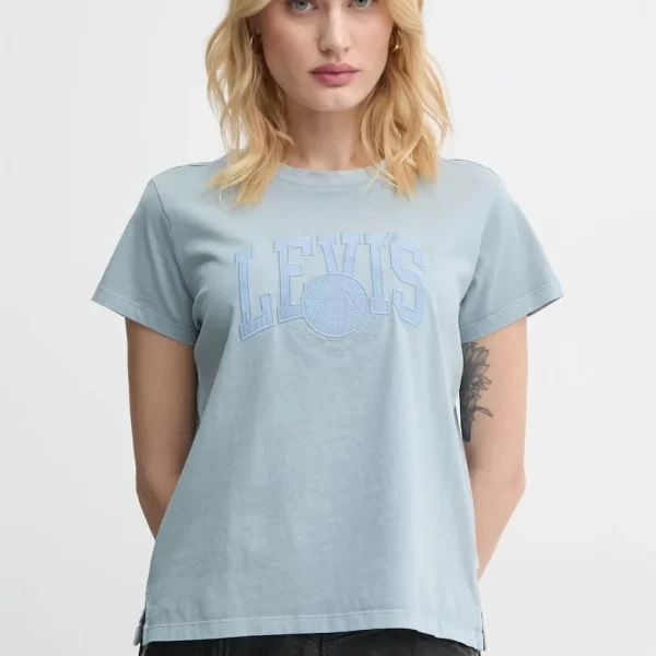 Βαμβακερό μπλουζάκι Levi's