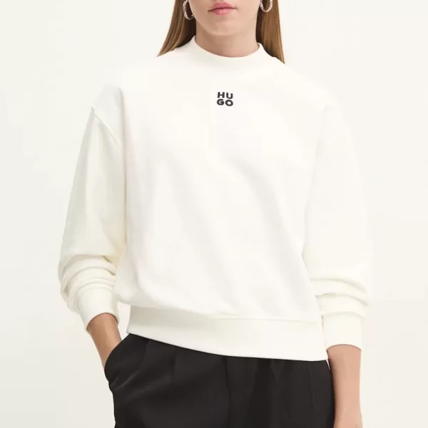 Βαμβακερή μπλούζα HUGO Bashinah