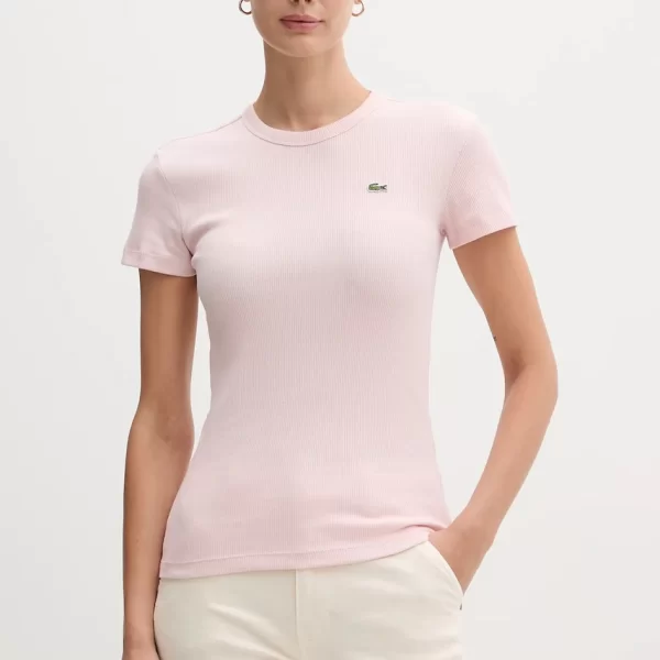 Βαμβακερό μπλουζάκι Lacoste