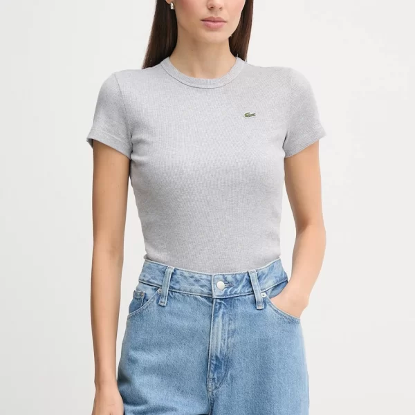 Βαμβακερό μπλουζάκι Lacoste