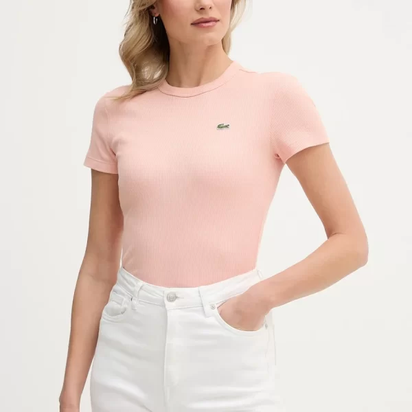 Βαμβακερό μπλουζάκι Lacoste