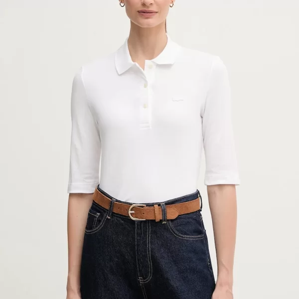 Βαμβακερό μπλουζάκι Lacoste