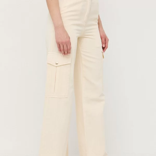 Παντελόνι με λινό μείγμα Patrizia Pepe