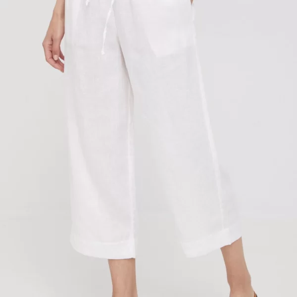 DKNY Λινό παντελόνι DKNY