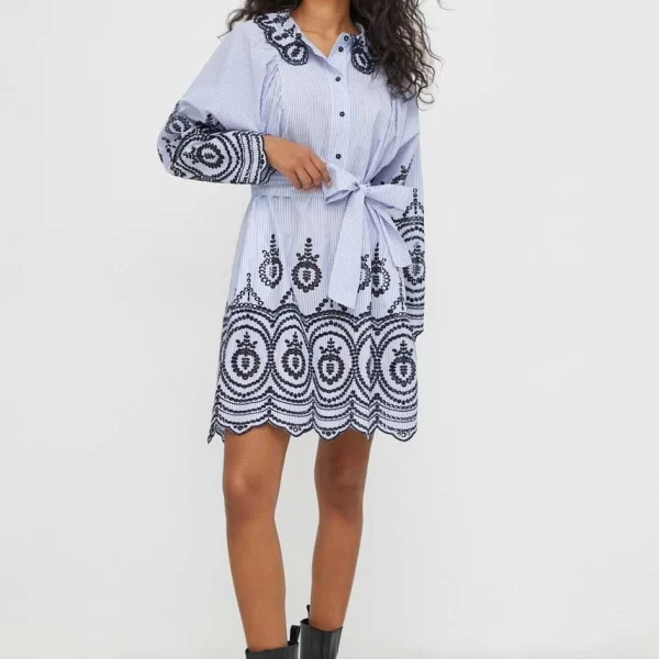 MUNTHE Βαμβακερό φόρεμα MUNTHE