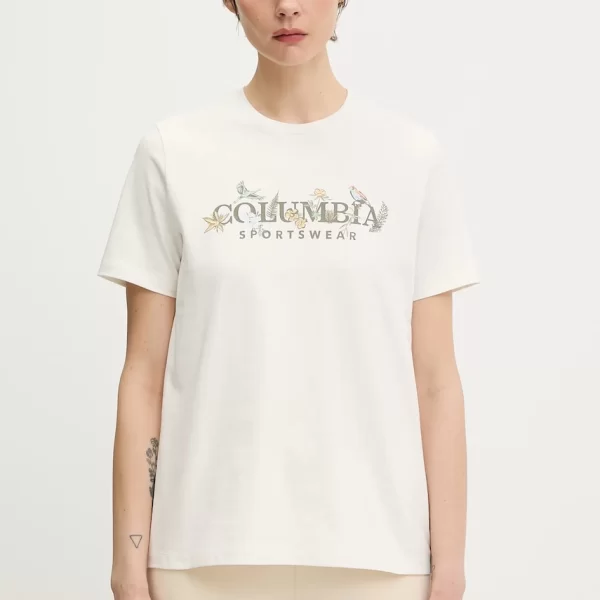 Columbia Βαμβακερό μπλουζάκι Columbia