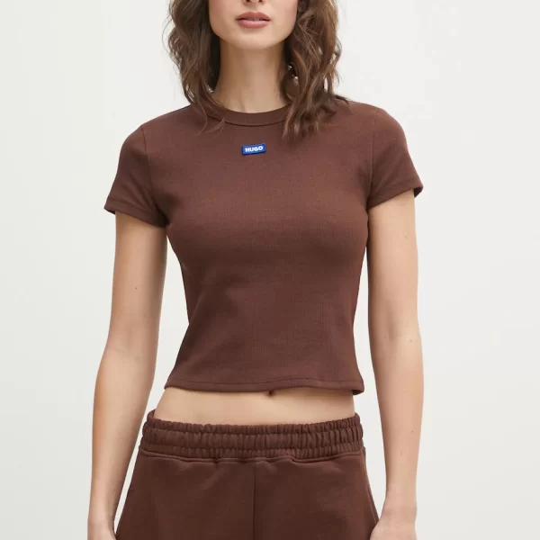 Μπλουζάκι Hugo Blue Baby Tee_B San Jared-C