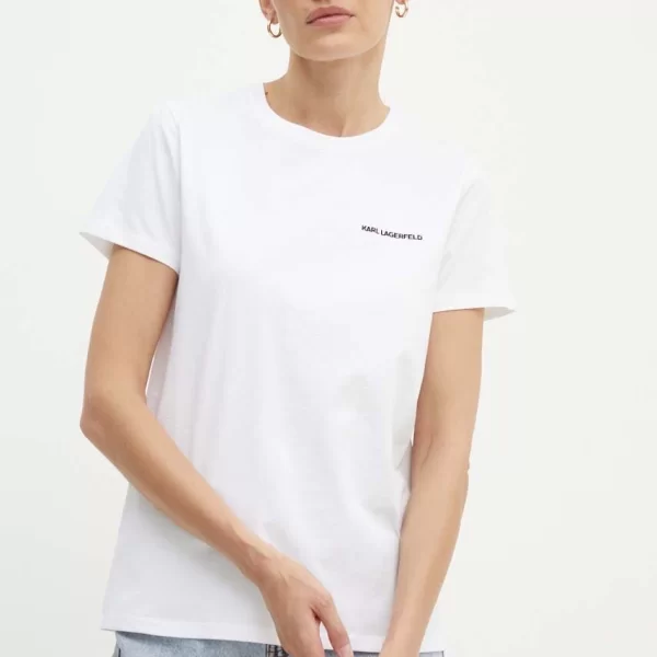 Βαμβακερό μπλουζάκι Karl Lagerfeld